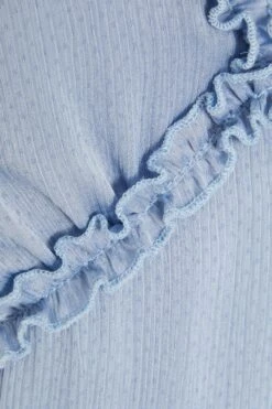 Blue Satin Smock Mini Dress -Glamourista 00100032551 ZS