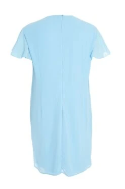 Curve Blue Knot Front Dress -Glamourista 00100033187 ZB