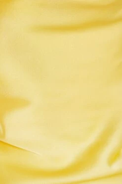 Yellow Satin Mini Dress -Glamourista 00100034722 ZS