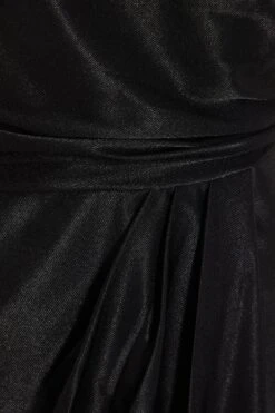 Black Ruched Midi Dress 11 Black Ruched Midi Dress -Glamourista 00100034952 ZS