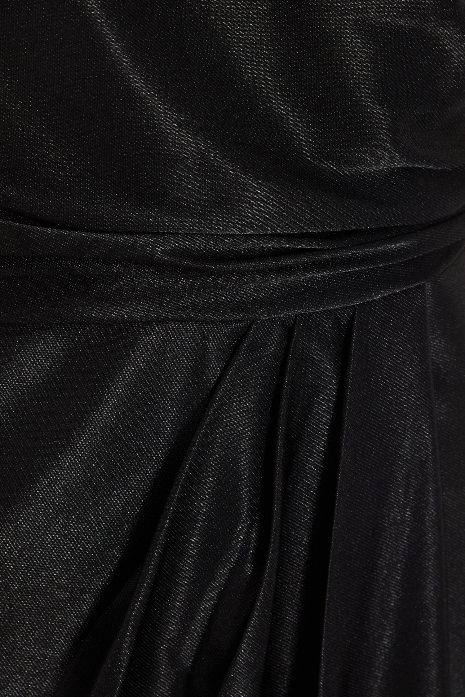 Black Ruched Midi Dress 6 Black Ruched Midi Dress - Image 6