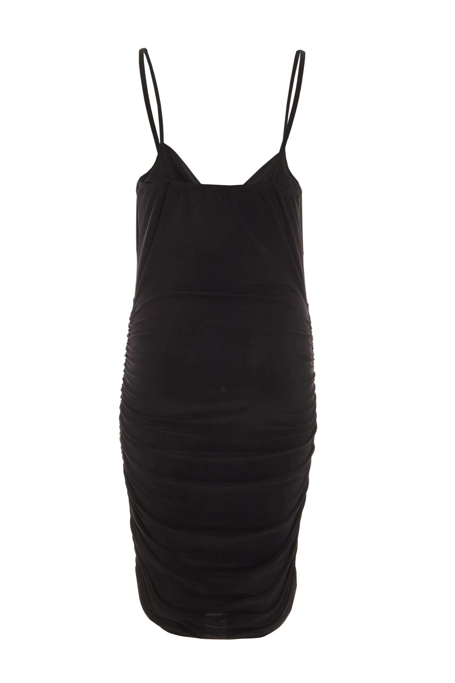 Petite Black Mesh Bodycon Midi Dress 5 Petite Black Mesh Bodycon Midi Dress - Image 5