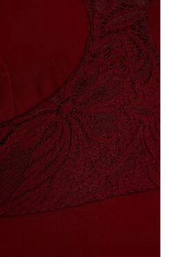 Curve Berry Lace Midi Dress -Glamourista 00100035429 ZS