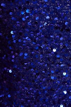 Royal Blue Sequin One Shoulder Mini Dress -Glamourista 00100035762 ZS