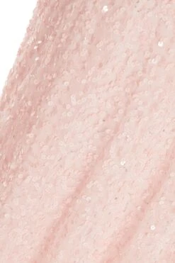 Nude Sequin Maxi Dress -Glamourista 00100035955 ZS