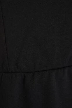 Curve Black Wrap Midi Bodycon Dress -Glamourista 00100036063 ZS