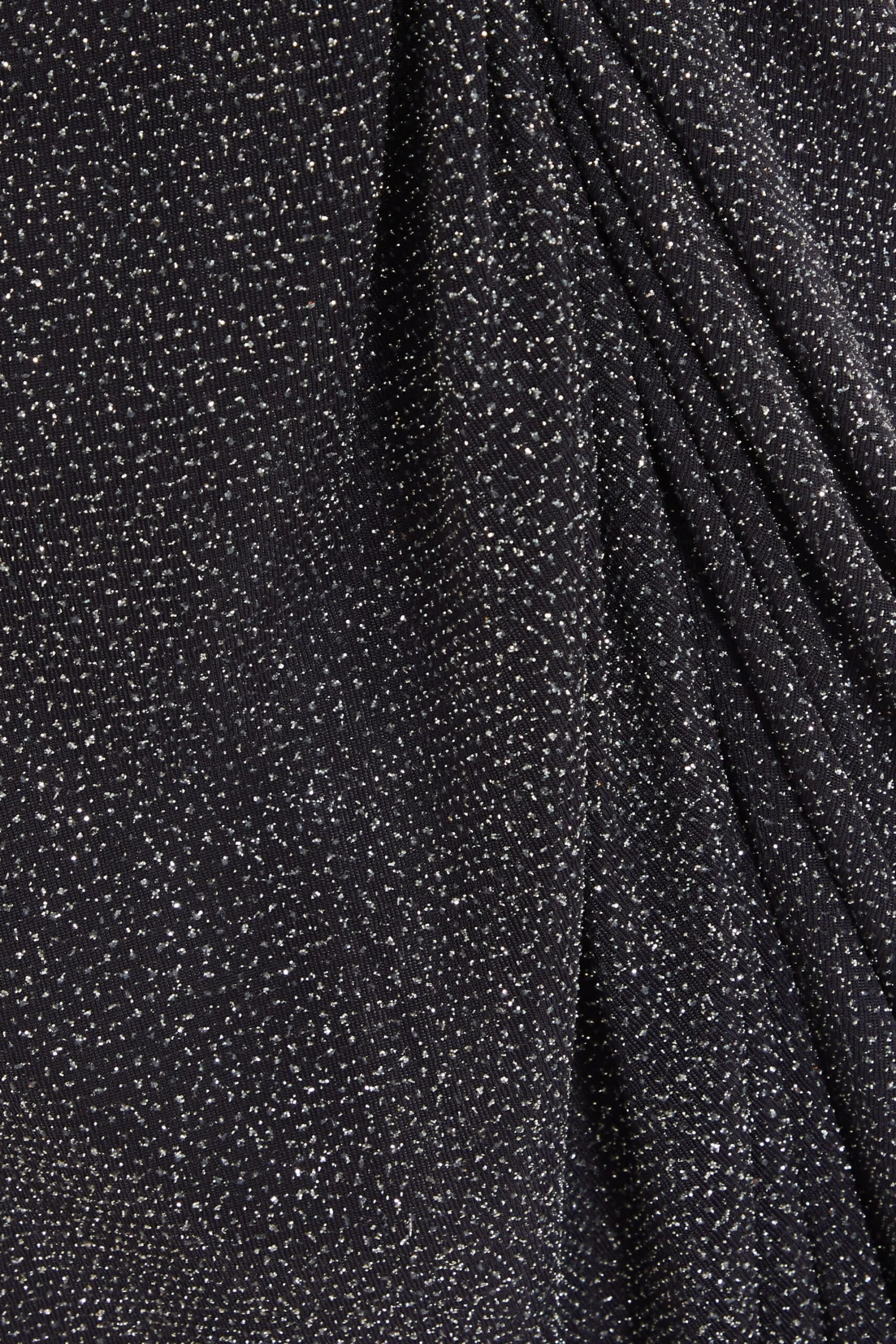 Grey Glitter Ruched Midi Dress 6 Grey Glitter Ruched Midi Dress - Image 6