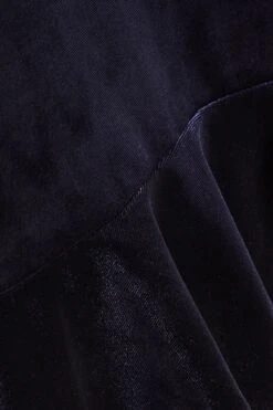 Petite Royal Blue Velvet Midi Dress 11 Petite Royal Blue Velvet Midi Dress -Glamourista 00100036089 ZS