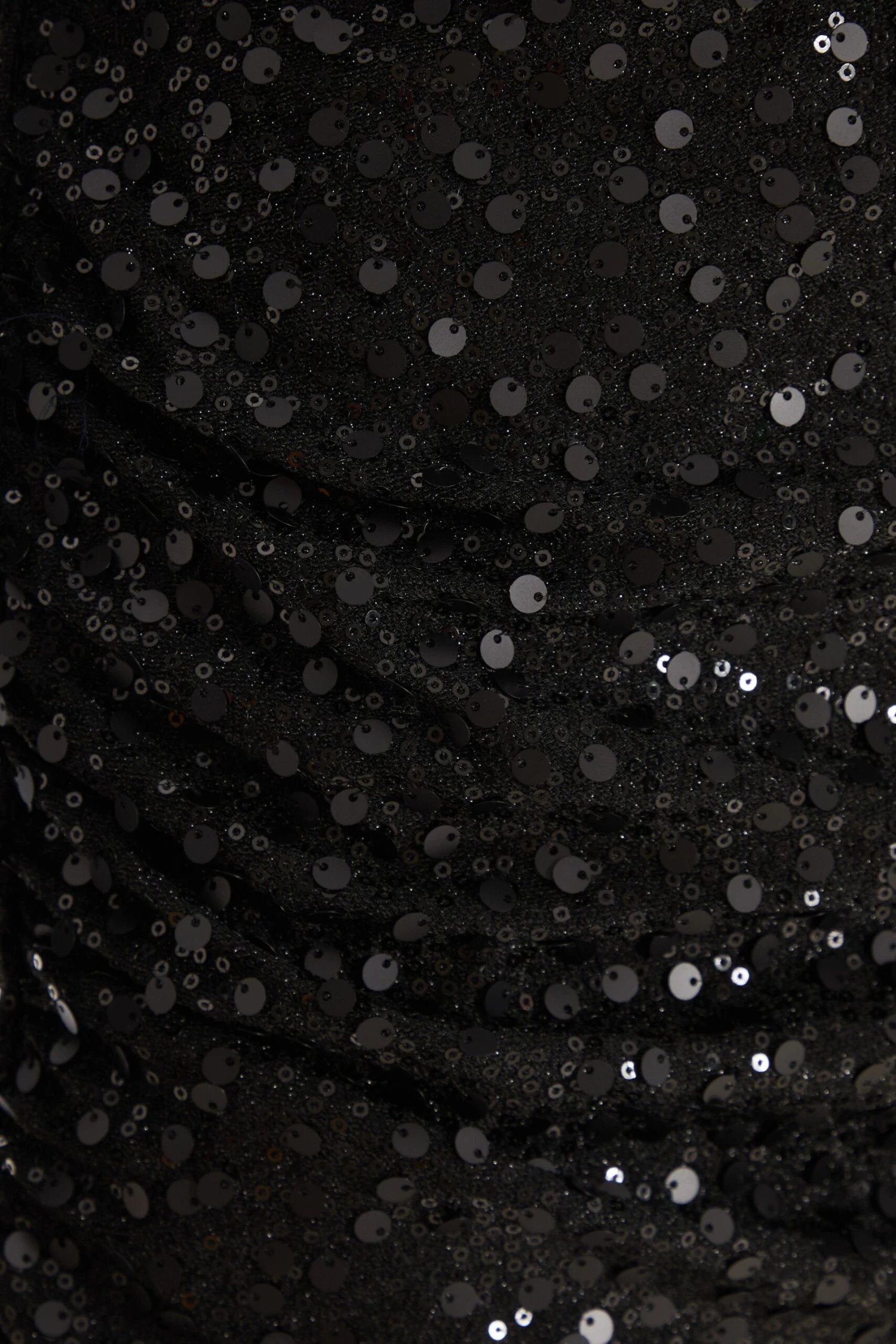 Curve Black Sequin Wrap Midi Dress 6 Curve Black Sequin Wrap Midi Dress - Image 6