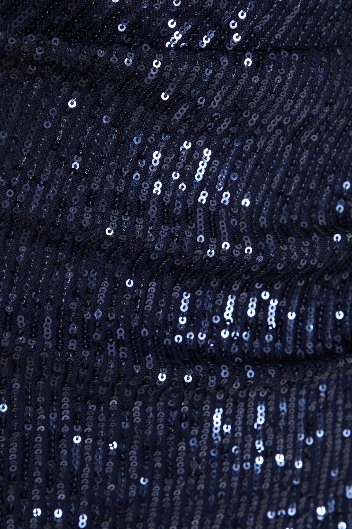 Petite Navy Sequin Ruched Maxi Dress 6 Petite Navy Sequin Ruched Maxi Dress - Image 6