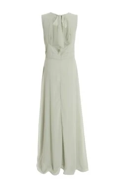 Sage Chiffon Backless Maxi Dress -Glamourista 00100036146 ZB