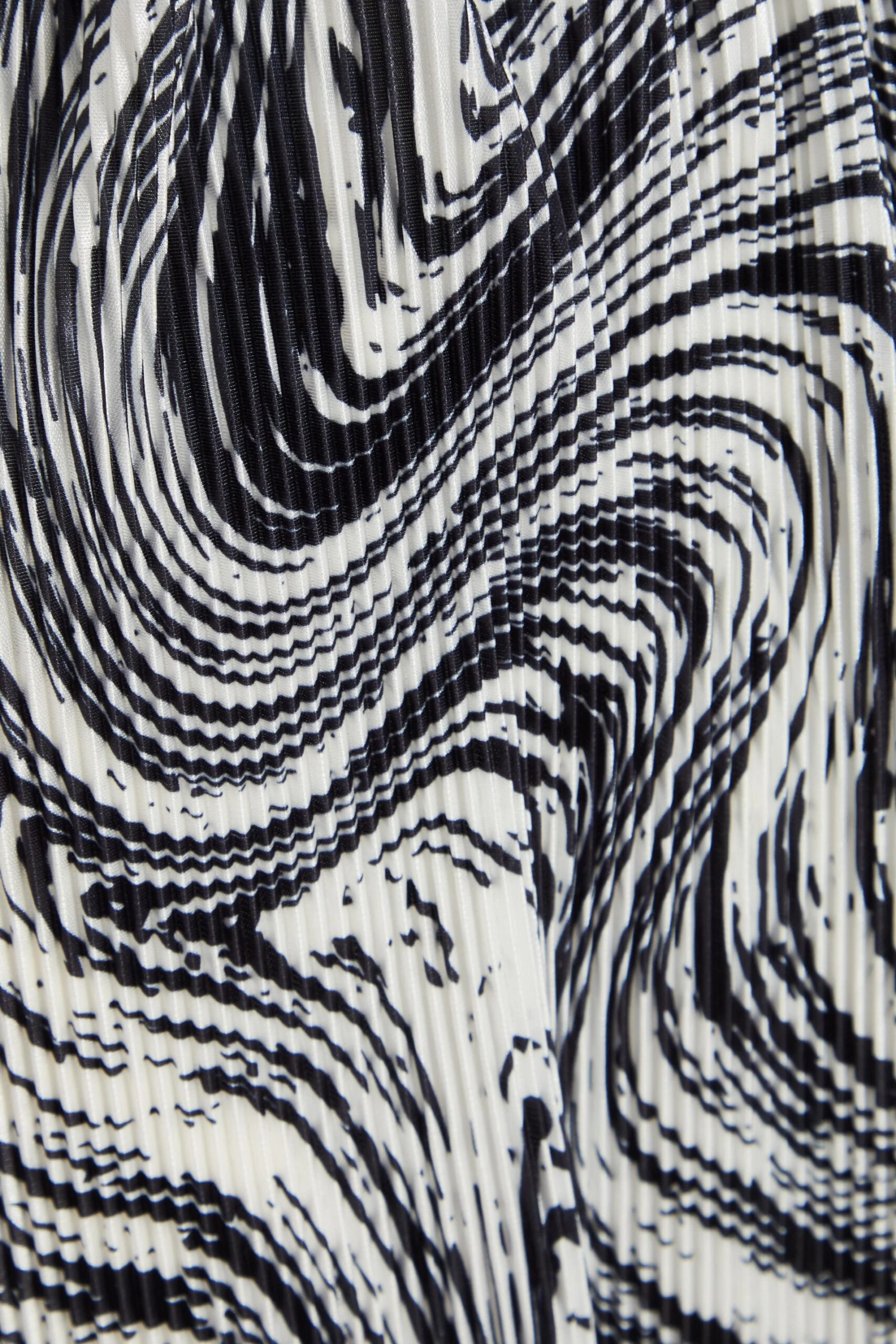 Black Plisse Swirl Wrap Dress 6 Black Plisse Swirl Wrap Dress - Image 6