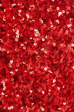 Red Sequin Bow Bodycon Mini Dress -Glamourista 00100036356 ZS