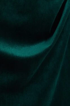 Bottle Green Velvet Wrap Bodycon Midi Dress -Glamourista 00100036414 ZS