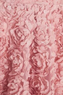 Pink Chiffon Floral Mini Dress -Glamourista 00100036452 ZS