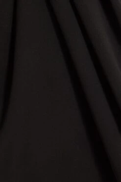 Curve Black One Shoulder Diamante Midi Dress -Glamourista 00100036484 ZS