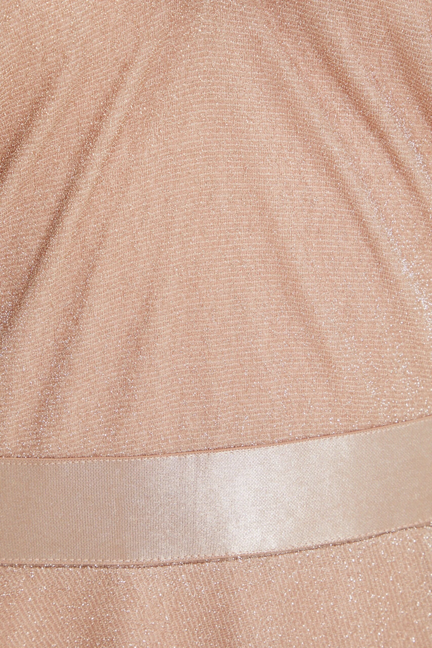 Champagne Bardot Glitter Maxi Dress 6 Champagne Bardot Glitter Maxi Dress - Image 6