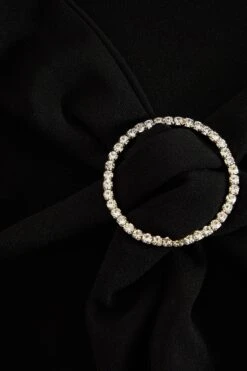 Curve Black Wrap Diamante Midi Dress -Glamourista 00100036596 ZS