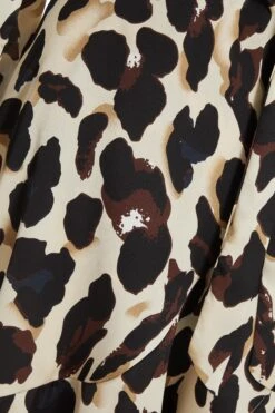 Stone Animal Print Satin Midi Dress 11 Stone Animal Print Satin Midi Dress -Glamourista 00100036637 ZS