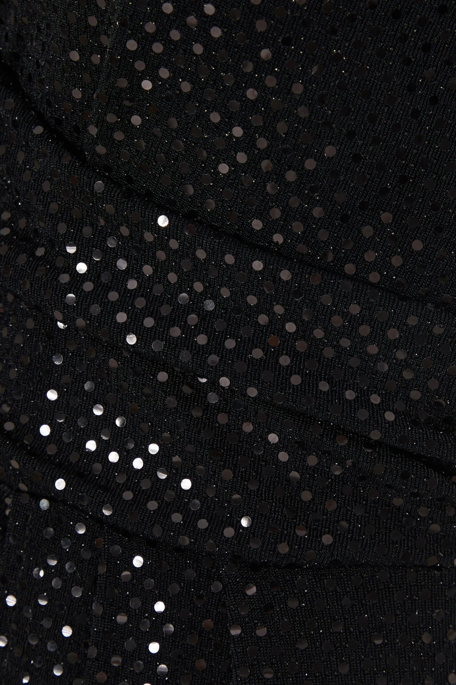 Black Sequin Wrap Midi Dress 6 Black Sequin Wrap Midi Dress - Image 6