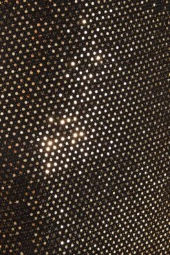 Gold Sequin Cowl Neck Mini Dress -Glamourista 00100036649 ZS