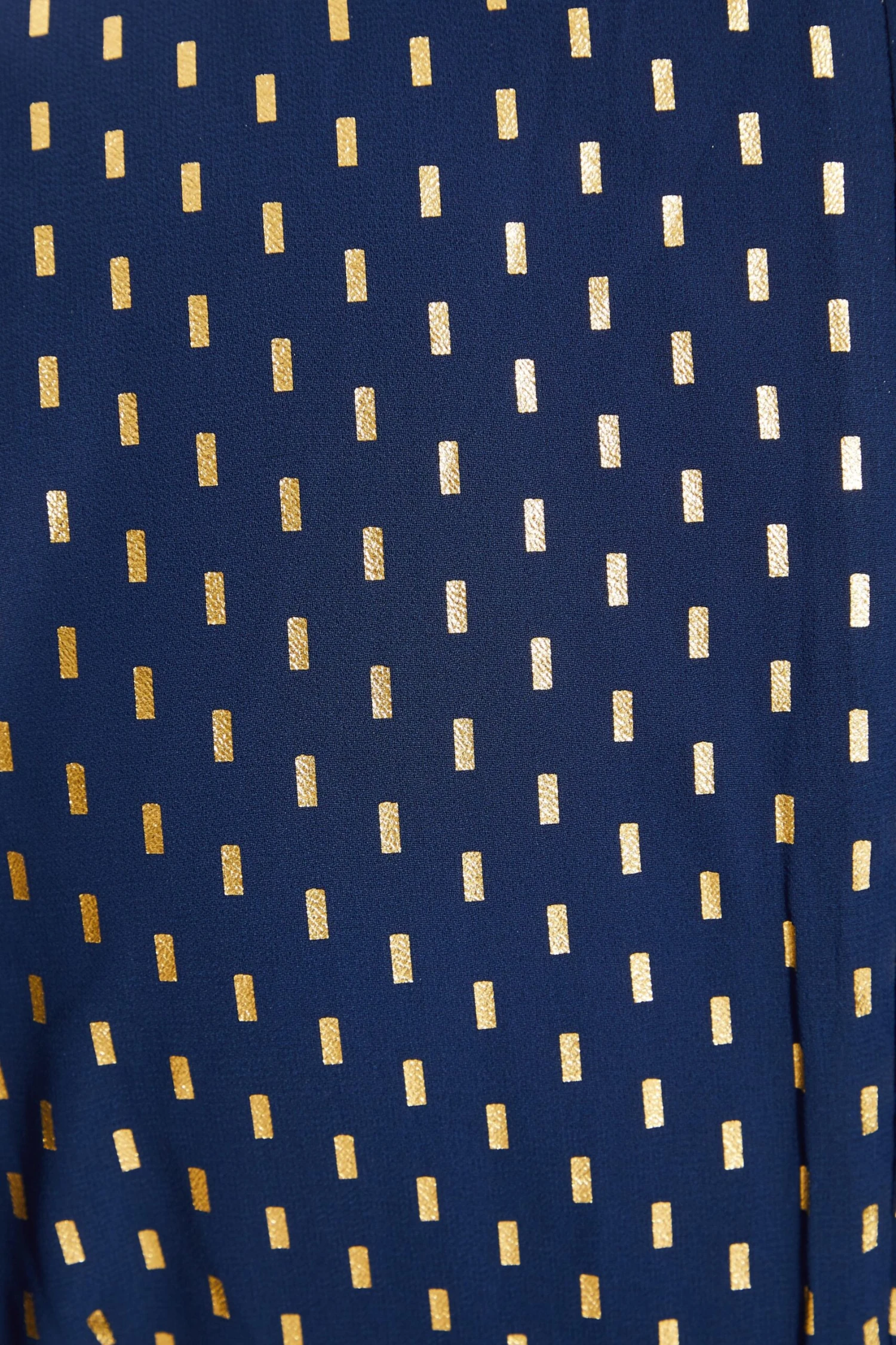 Curve Navy Chiffon Metallic Wrap Dress 6 Curve Navy Chiffon Metallic Wrap Dress - Image 6