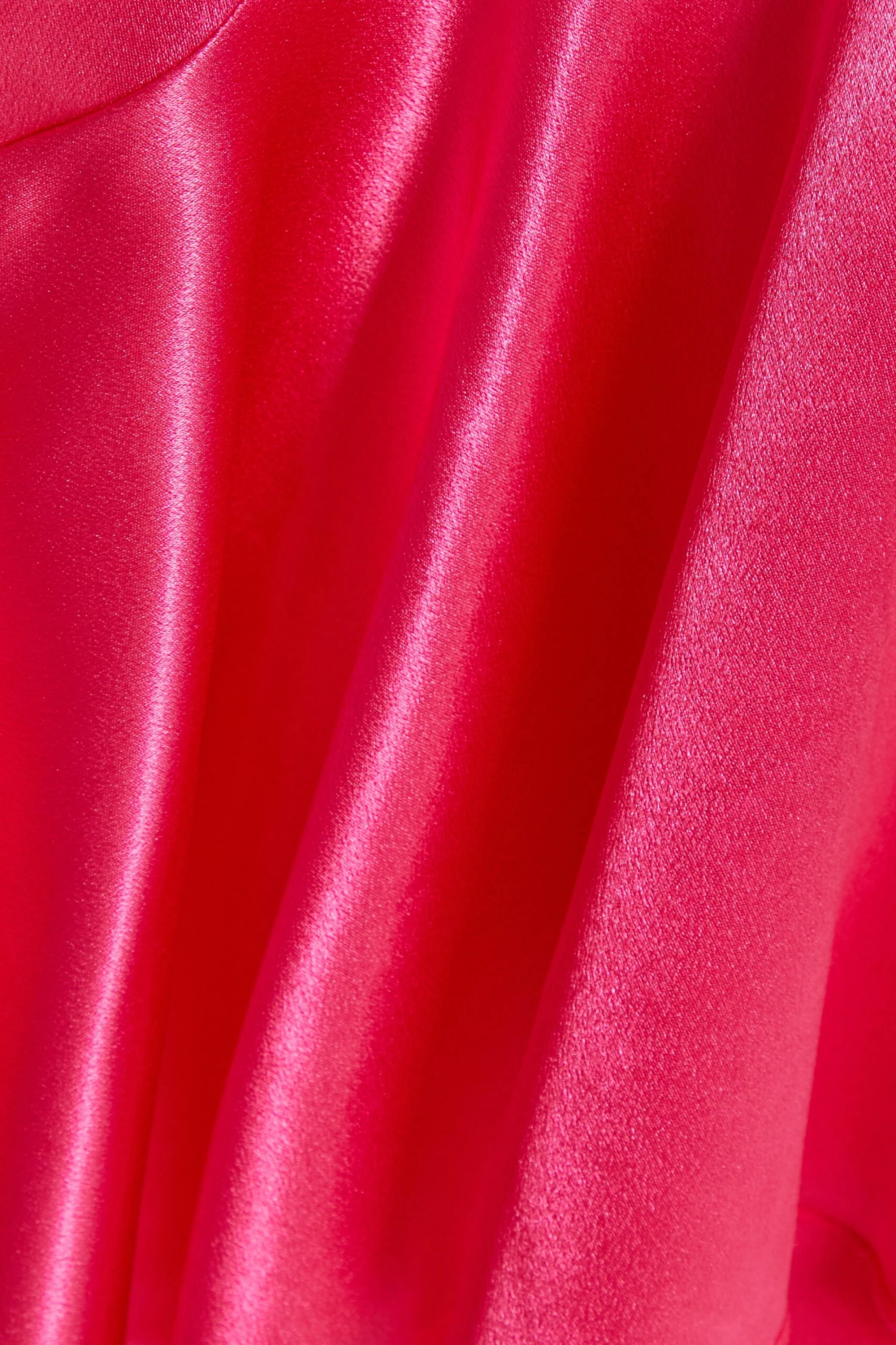 Pink Satin Ruffle Maxi Dress 6 Pink Satin Ruffle Maxi Dress - Image 6