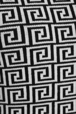 White Geometric Mini Jumper Dress -Glamourista 00100036855 ZS