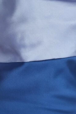 Blue Two Tone Satin Slip Midi Dress 11 Blue Two Tone Satin Slip Midi Dress -Glamourista 00100036920 ZS