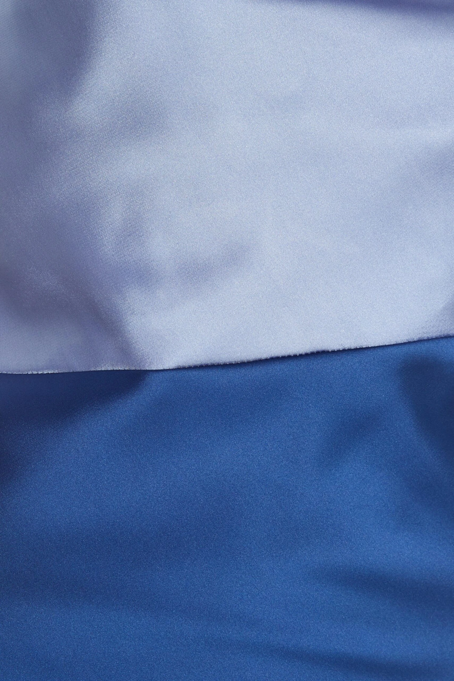 Blue Two Tone Satin Slip Midi Dress 6 Blue Two Tone Satin Slip Midi Dress - Image 6