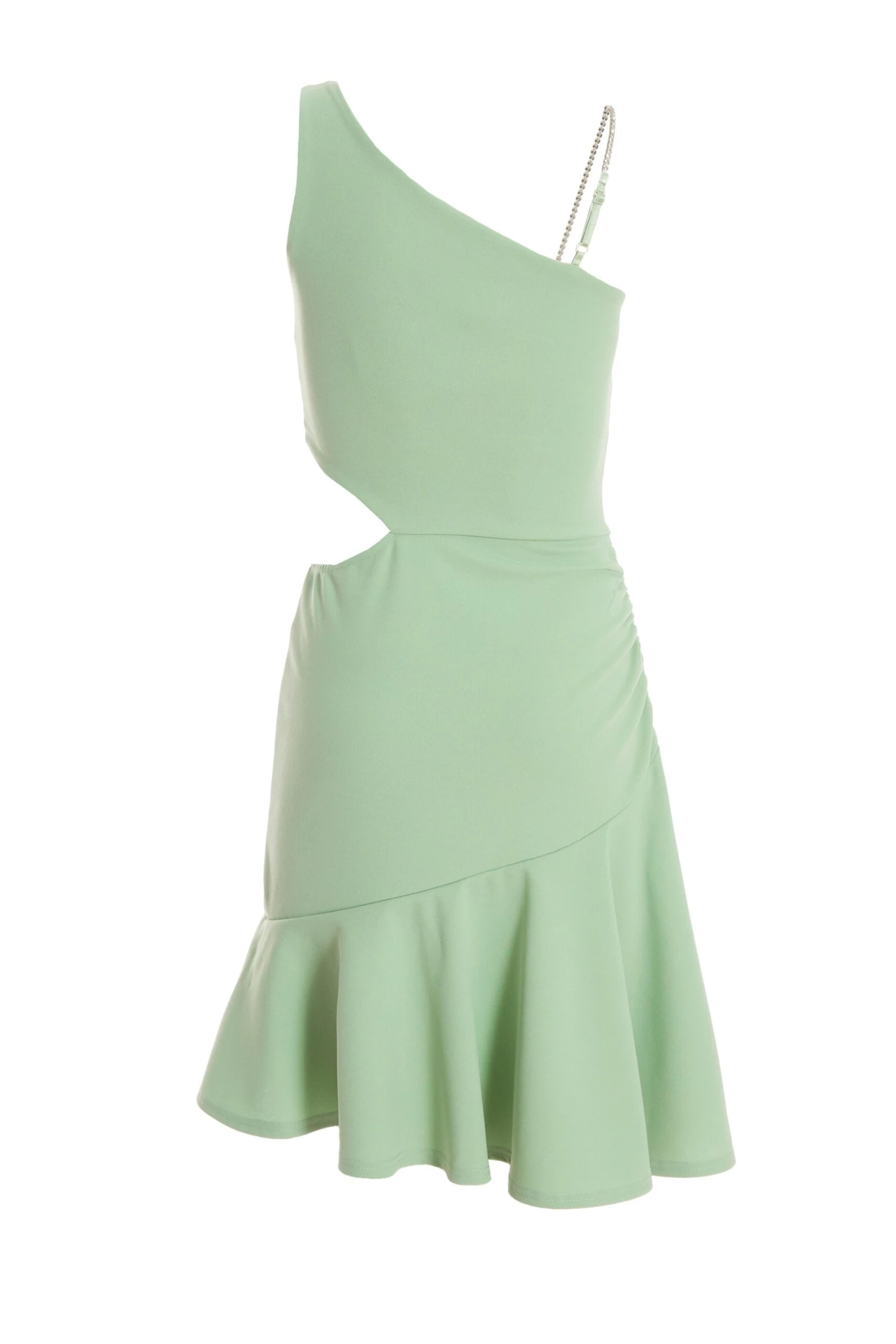 Sage Diamante One Shoulder Mini Dress 1 Sage Diamante One Shoulder Mini Dress