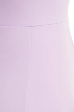 Lilac Halter Neck Diamante Maxi Dress -Glamourista 00100036944 ZS