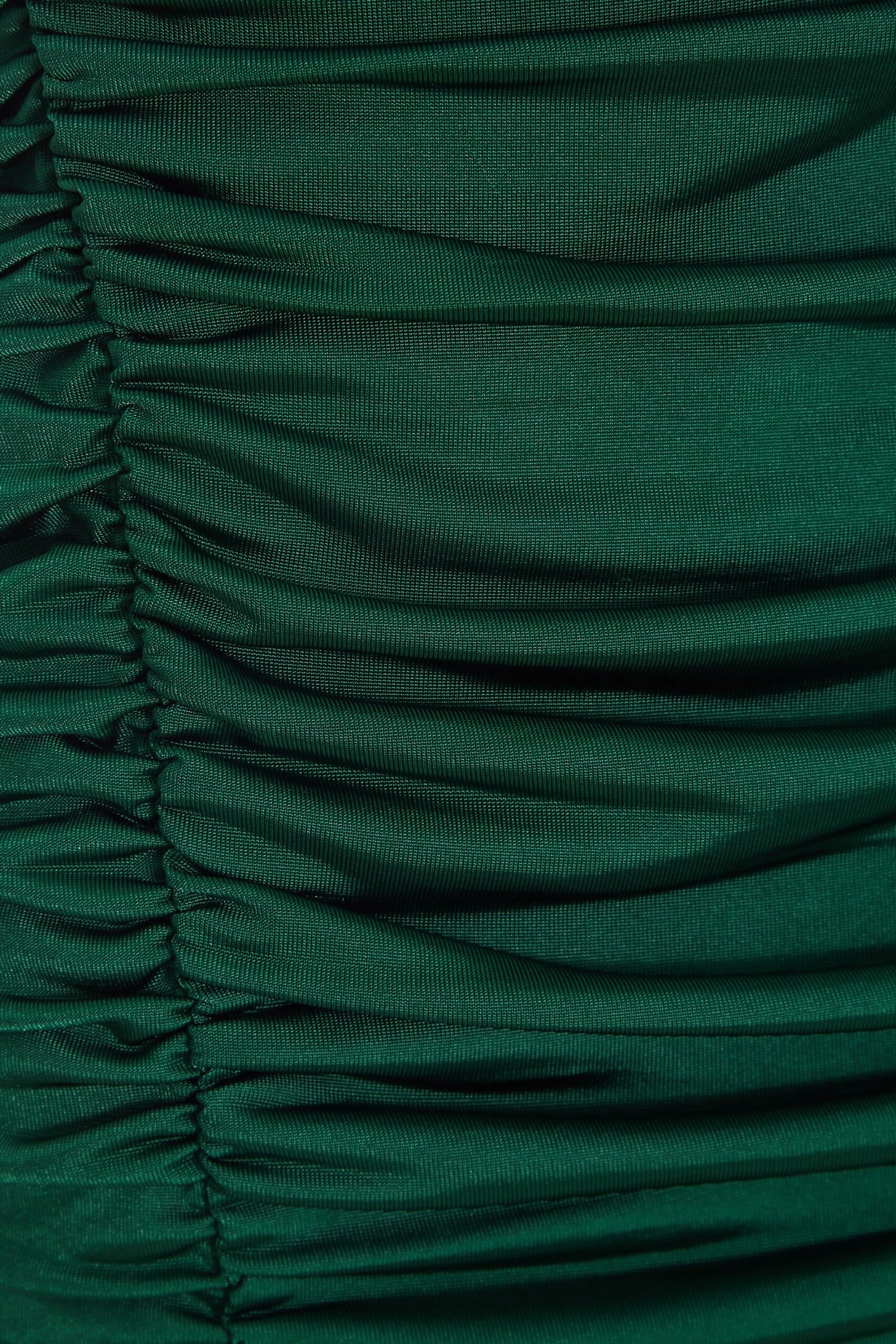 Green Bandeau Ruched Mini Dress 6 Green Bandeau Ruched Mini Dress - Image 6
