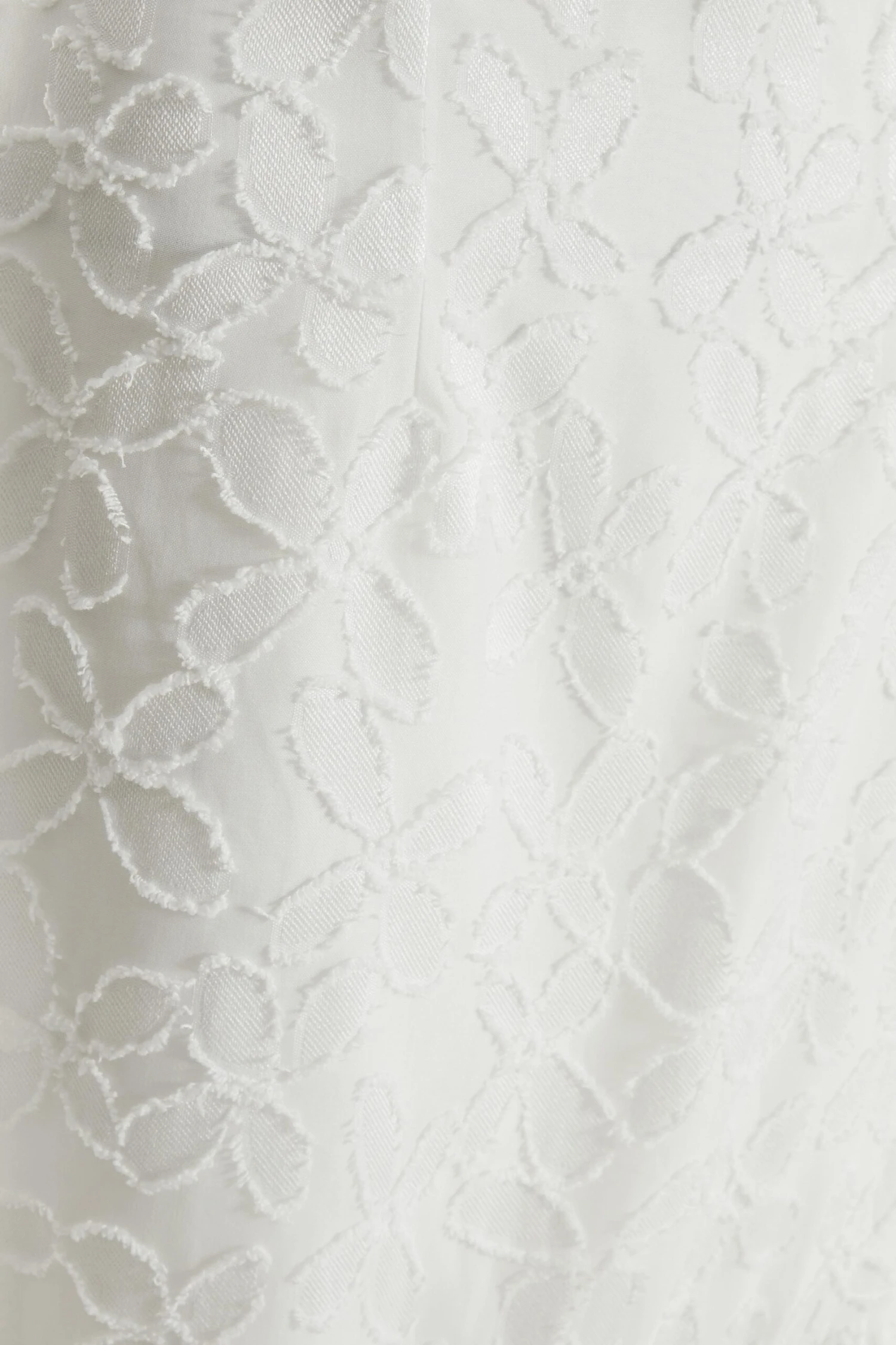 White Jacquard Knot Midi Dress 6 White Jacquard Knot Midi Dress - Image 6