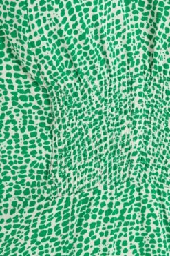 Green Polka Dot Frill Midi Dress 11 Green Polka Dot Frill Midi Dress -Glamourista 00100037101 ZS