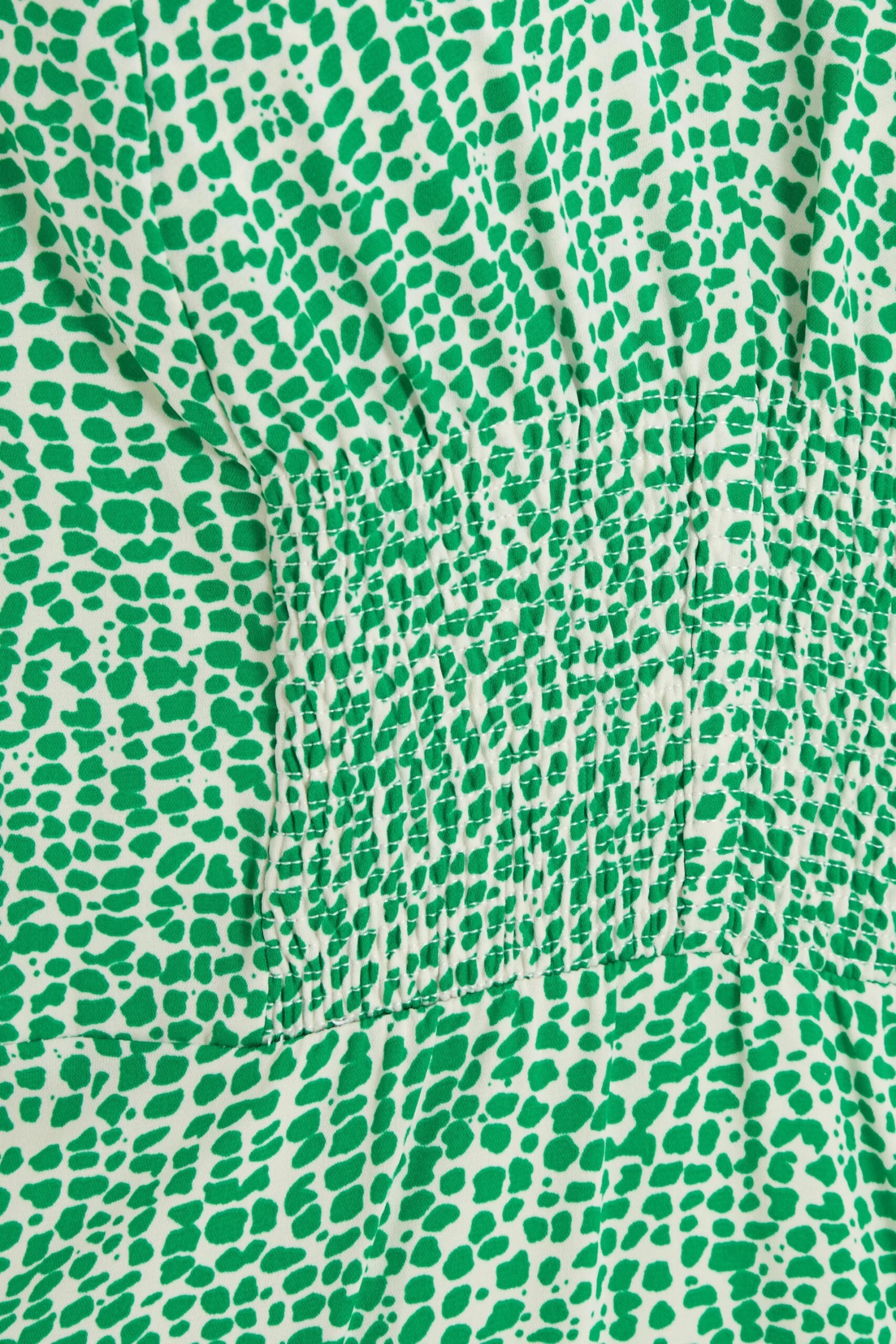 Green Polka Dot Frill Midi Dress 6 Green Polka Dot Frill Midi Dress - Image 6