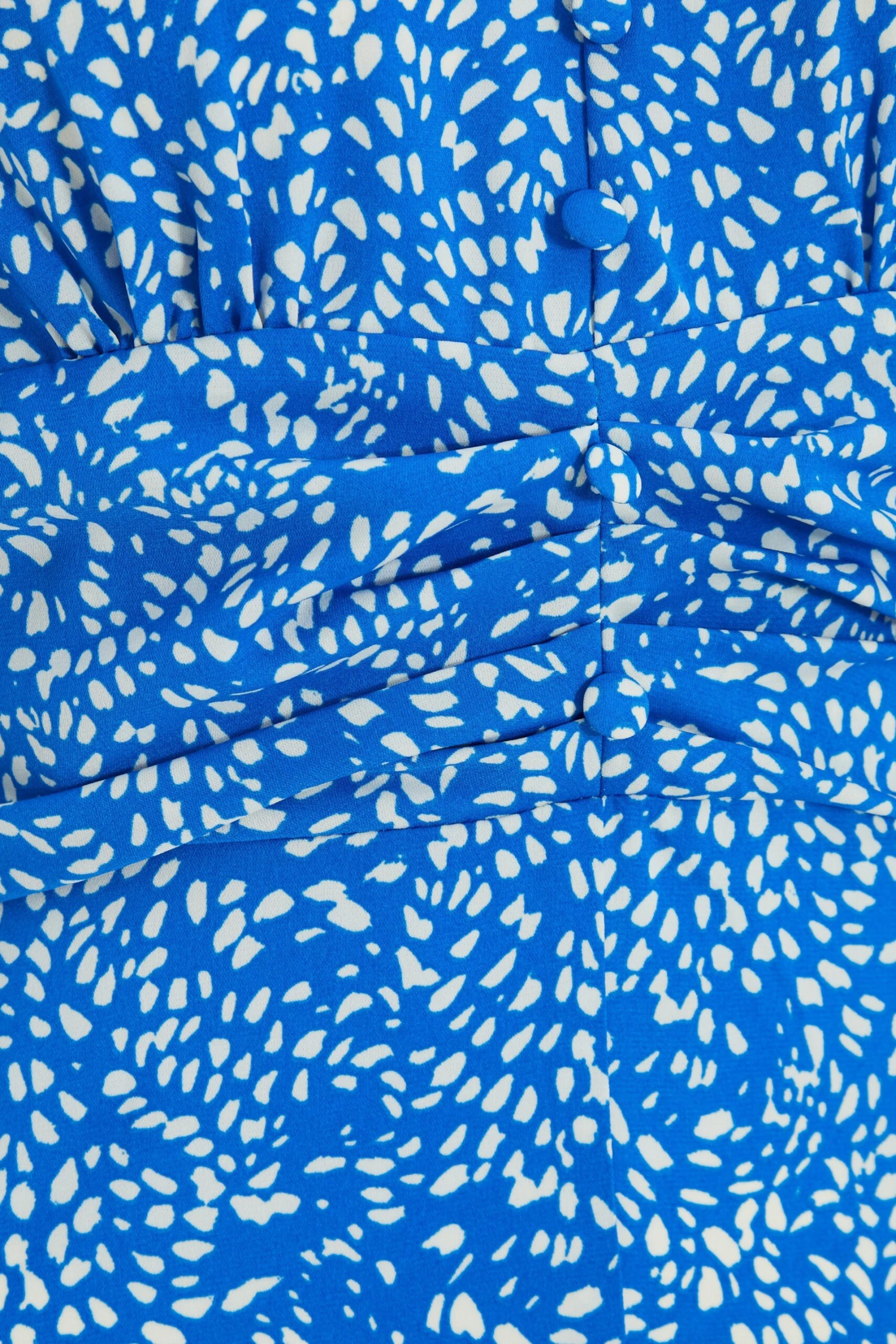 Blue Smudge Animal Print Midi Dress 6 Blue Smudge Animal Print Midi Dress - Image 6