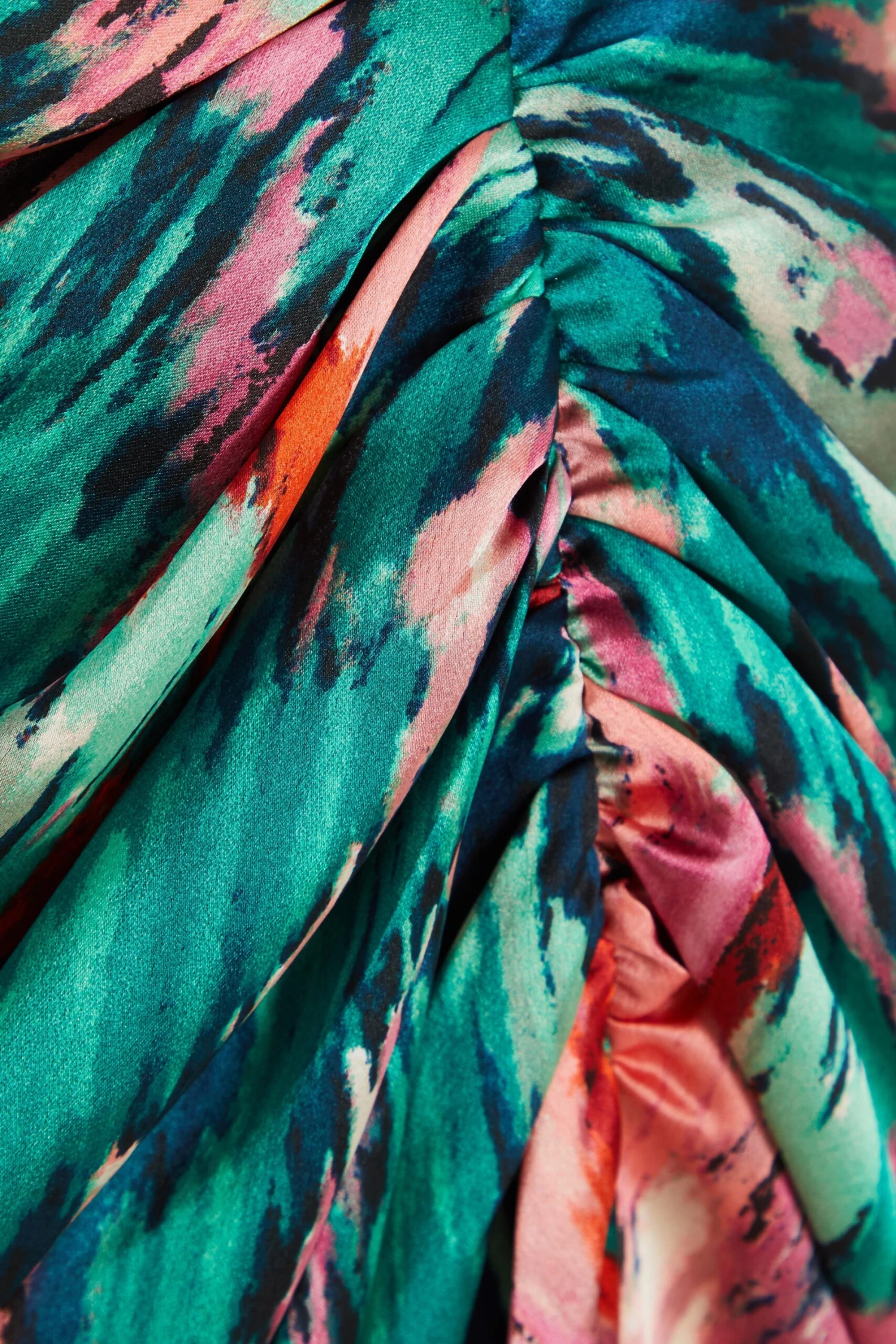 Petite Multicoloured Brush Stroke Midi Dress 6 Petite Multicoloured Brush Stroke Midi Dress - Image 6