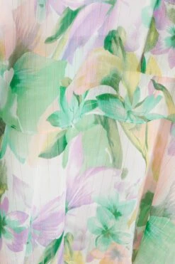 Multicoloured Tropical Print Midaxi Dress -Glamourista 00100037130 ZS