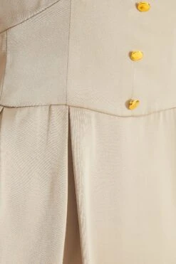 Stone Satin Button Shirt Mini Dress -Glamourista 00100037131 ZS