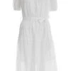 White Broderie Bardot Mini Dress