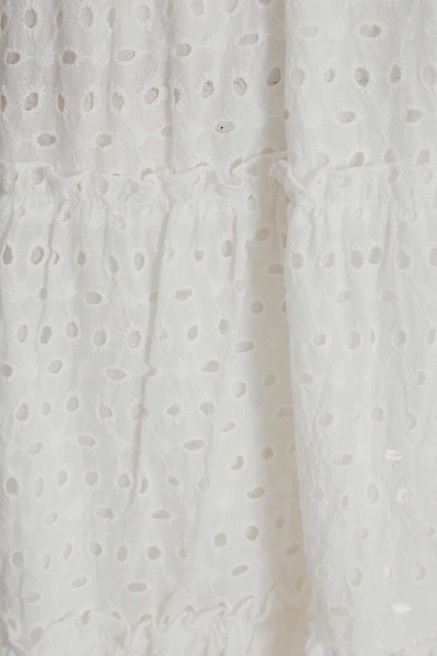 Petite White Embroidered Bardot Mini Dress 6 Petite White Embroidered Bardot Mini Dress - Image 6