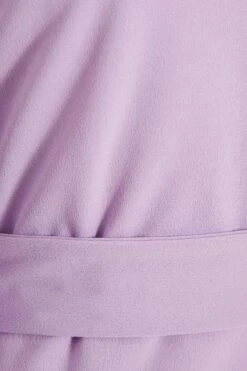 Lilac Cape Sleeve Midi Dress -Glamourista 00100037292 ZS