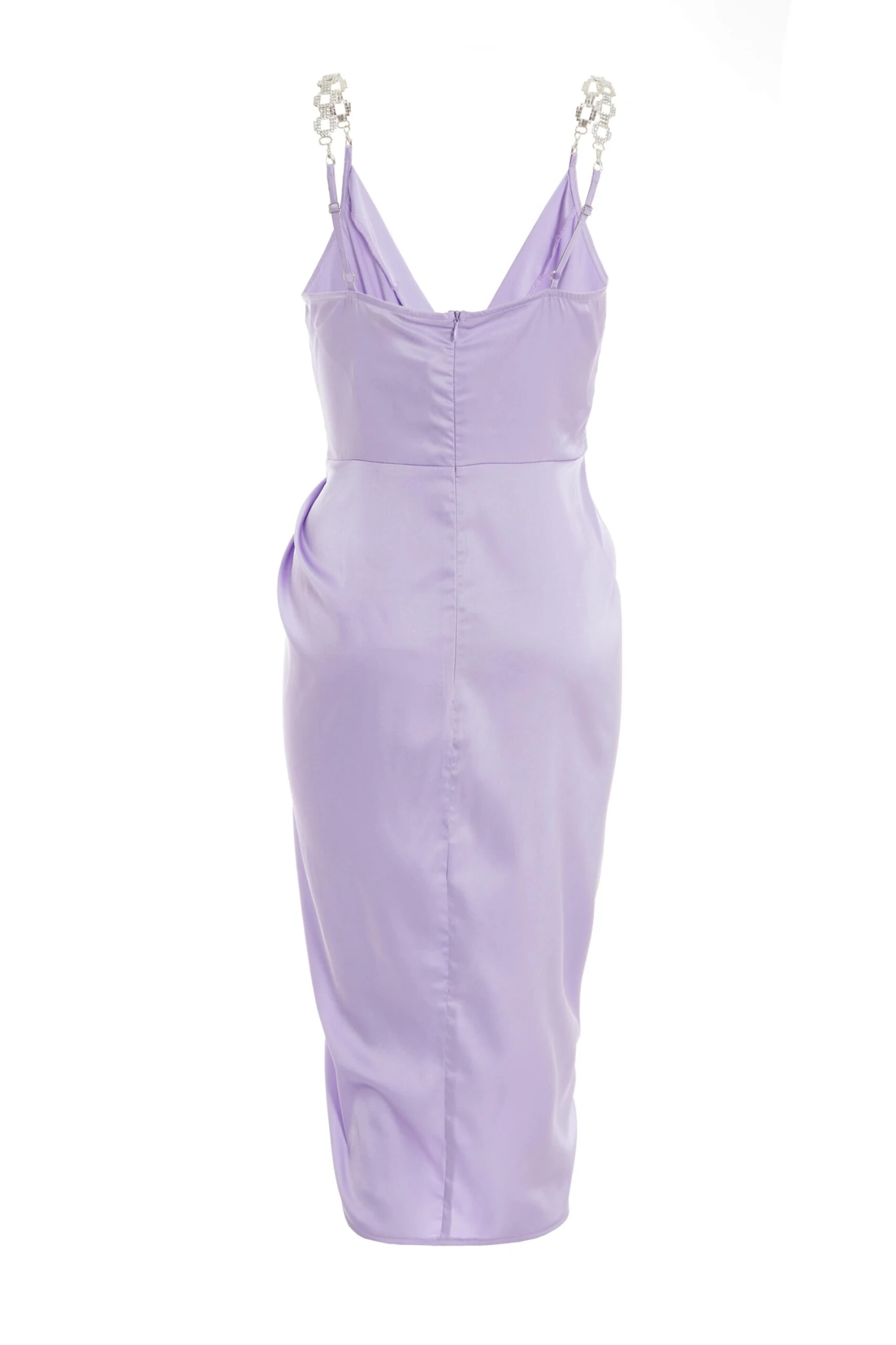 Petite Lilac Diamante Midi Dress 5 Petite Lilac Diamante Midi Dress - Image 5