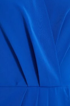 Royal Blue Shirt Midi Dress -Glamourista 00100037350 ZS