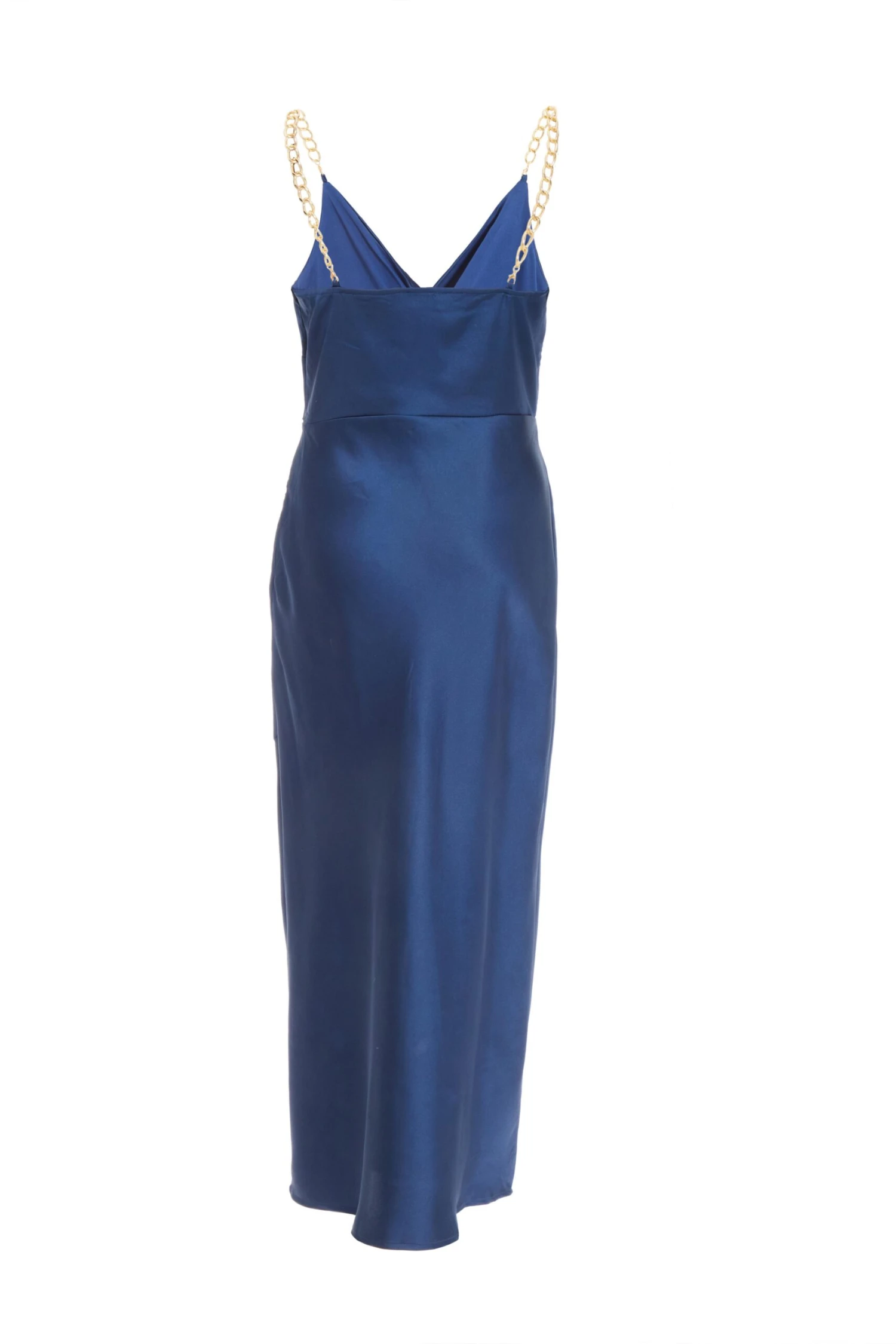 Navy Twist Front Midi Dress 5 Navy Twist Front Midi Dress - Image 5