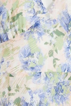 Pink Floral Midi Dress -Glamourista 00100037373 ZS