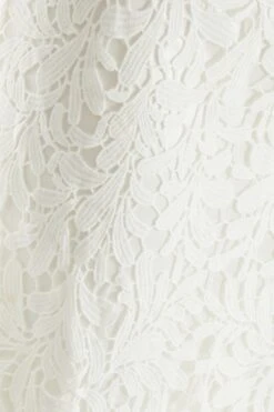 White Lace Brodot Midi Dress -Glamourista 00100037465 ZS