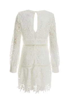 White Lace Skater Dress -Glamourista 00100037466 ZB