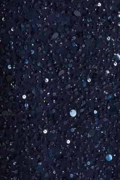 Navy Sequin Batwing Maxi Dress 11 Navy Sequin Batwing Maxi Dress -Glamourista 00100037506 ZS
